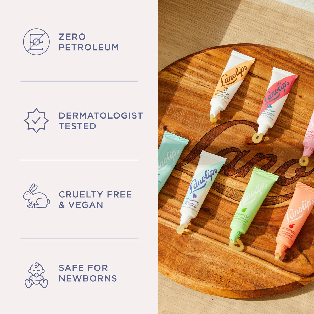 Lanolips 101 Ointment lifestyle scene on vanity
