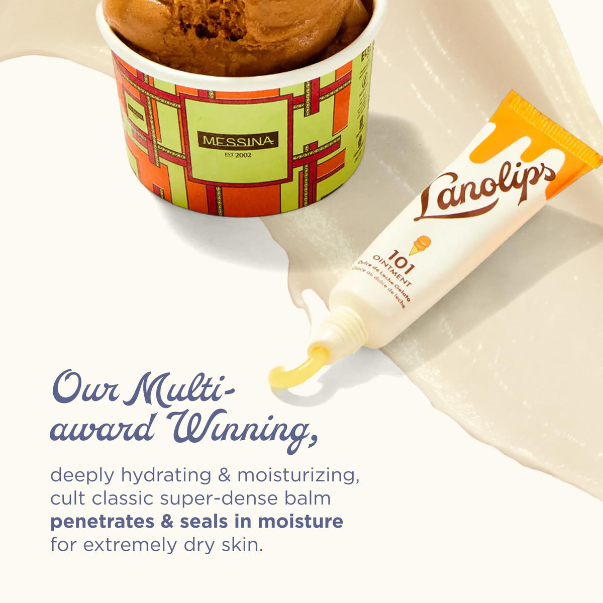 Lanolips 101 Ointment showing packaging details