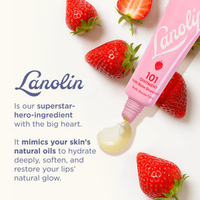 Lanolips 101 Ointment Strawberry side view
