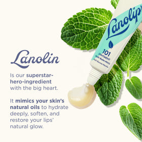 Lanolips 101 Ointment texture on finger