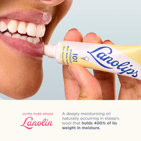 Lanolips 101 Ointment Vanilla texture close-up