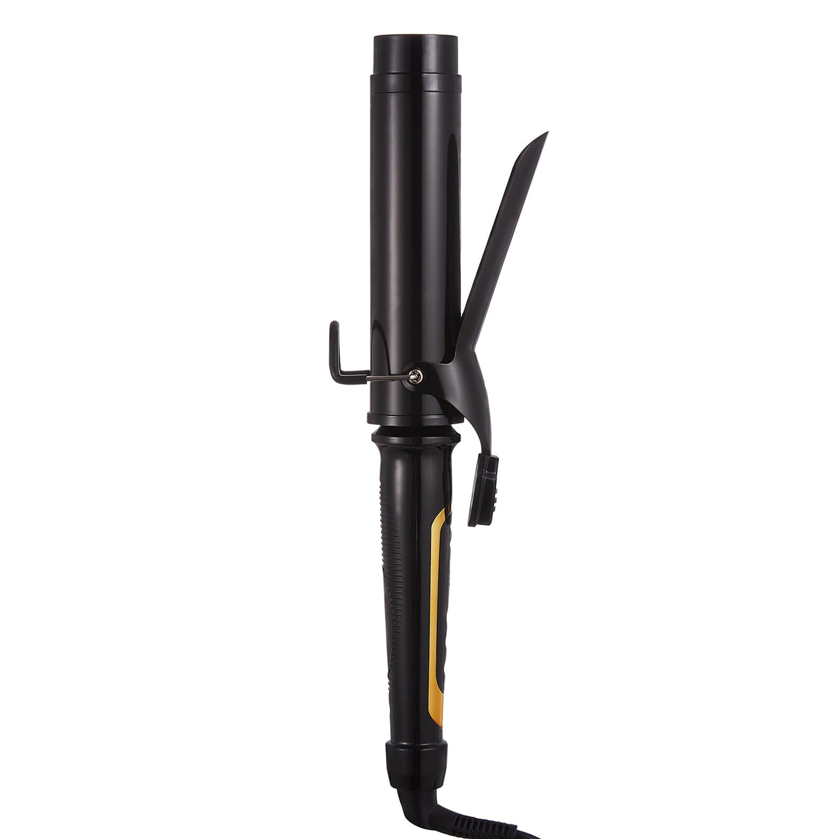 LANVIER Curling Iron displaying tourmaline ceramic coating