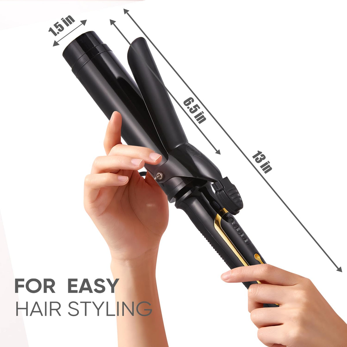 LANVIER Curling Iron in a lifestyle setting