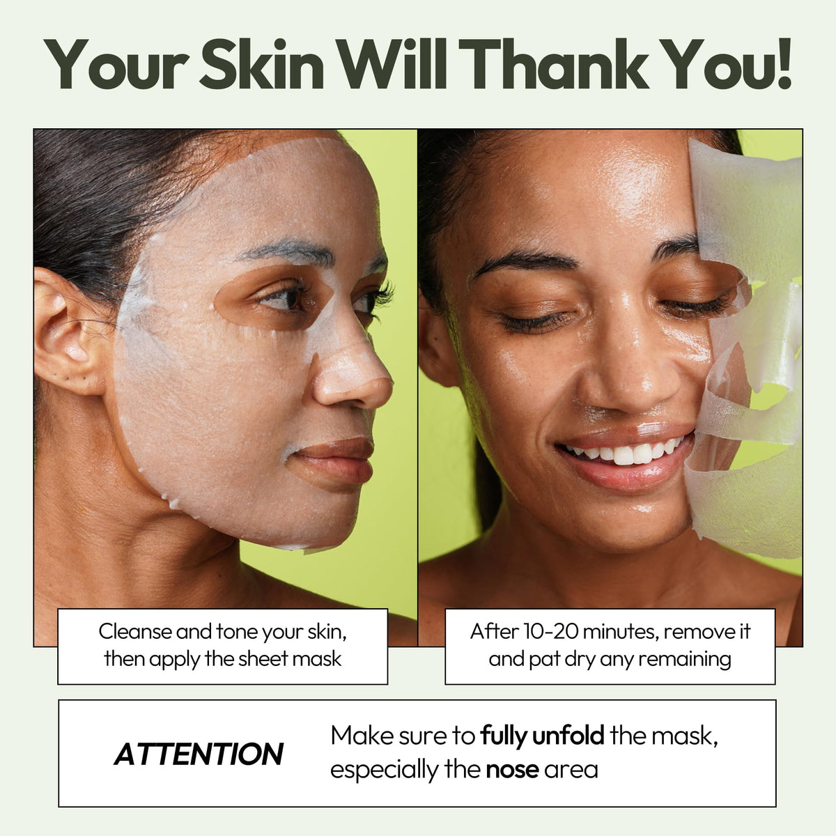 LAPCOS Aloe Sheet Mask packaging details