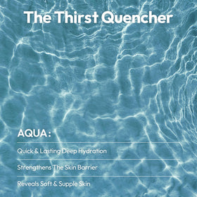 LAPCOS Aqua Sheet Mask showing texture and packaging