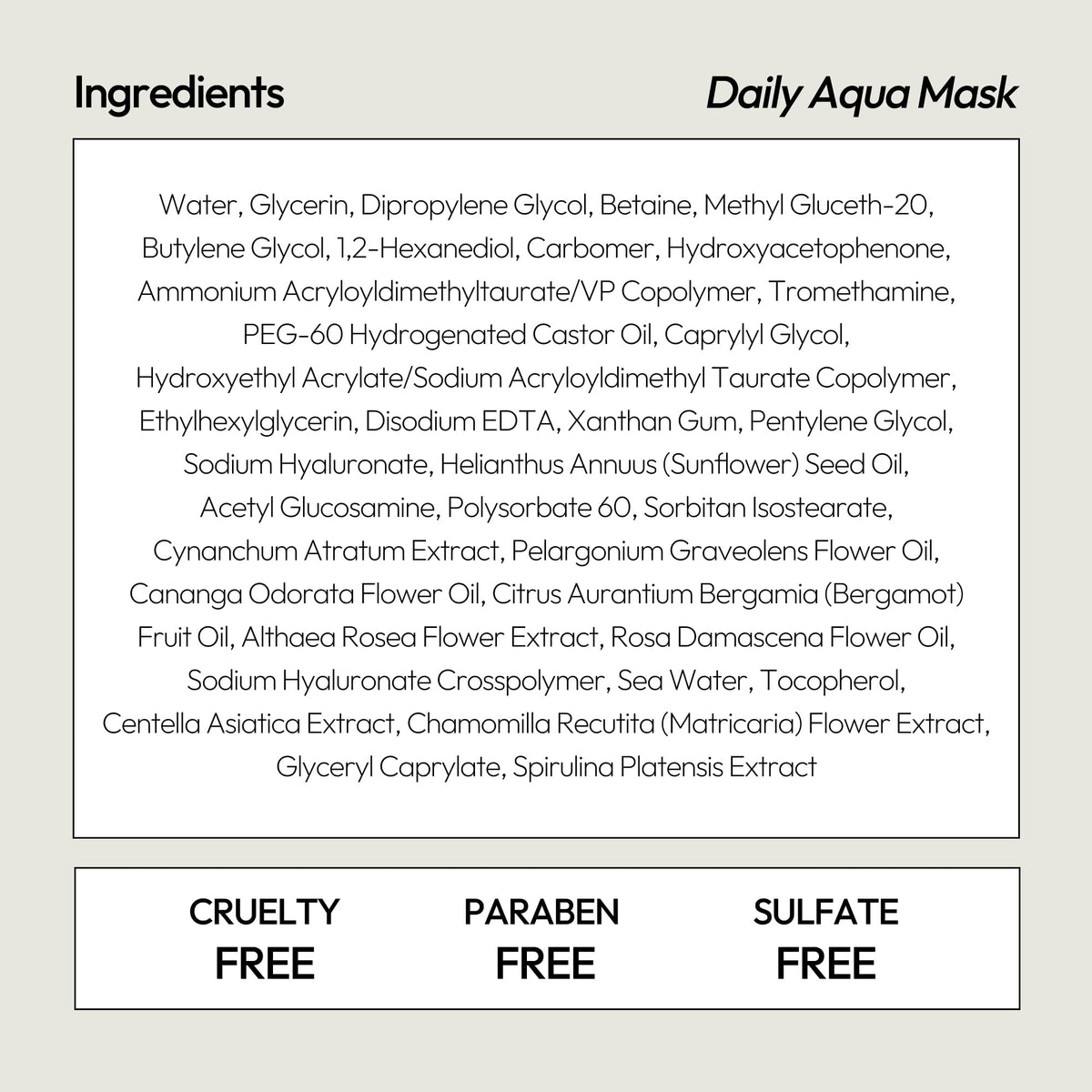 LAPCOS Aqua Sheet Mask with a refreshing water backdrop