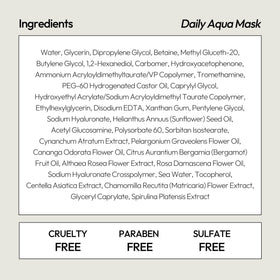 LAPCOS Aqua Sheet Mask with a refreshing water backdrop