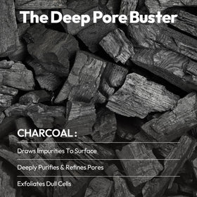 LAPCOS Charcoal Sheet Mask individual mask close-up