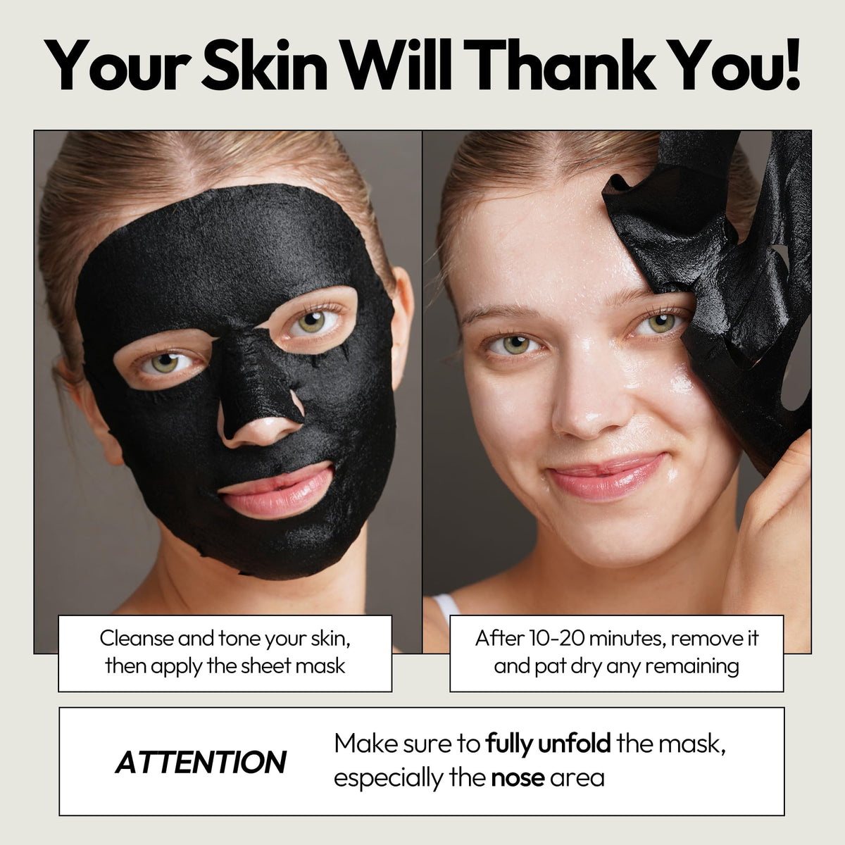 LAPCOS Charcoal Sheet Mask lifestyle scene