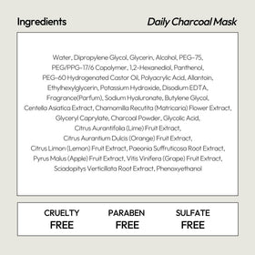 LAPCOS Charcoal Sheet Mask texture detail
