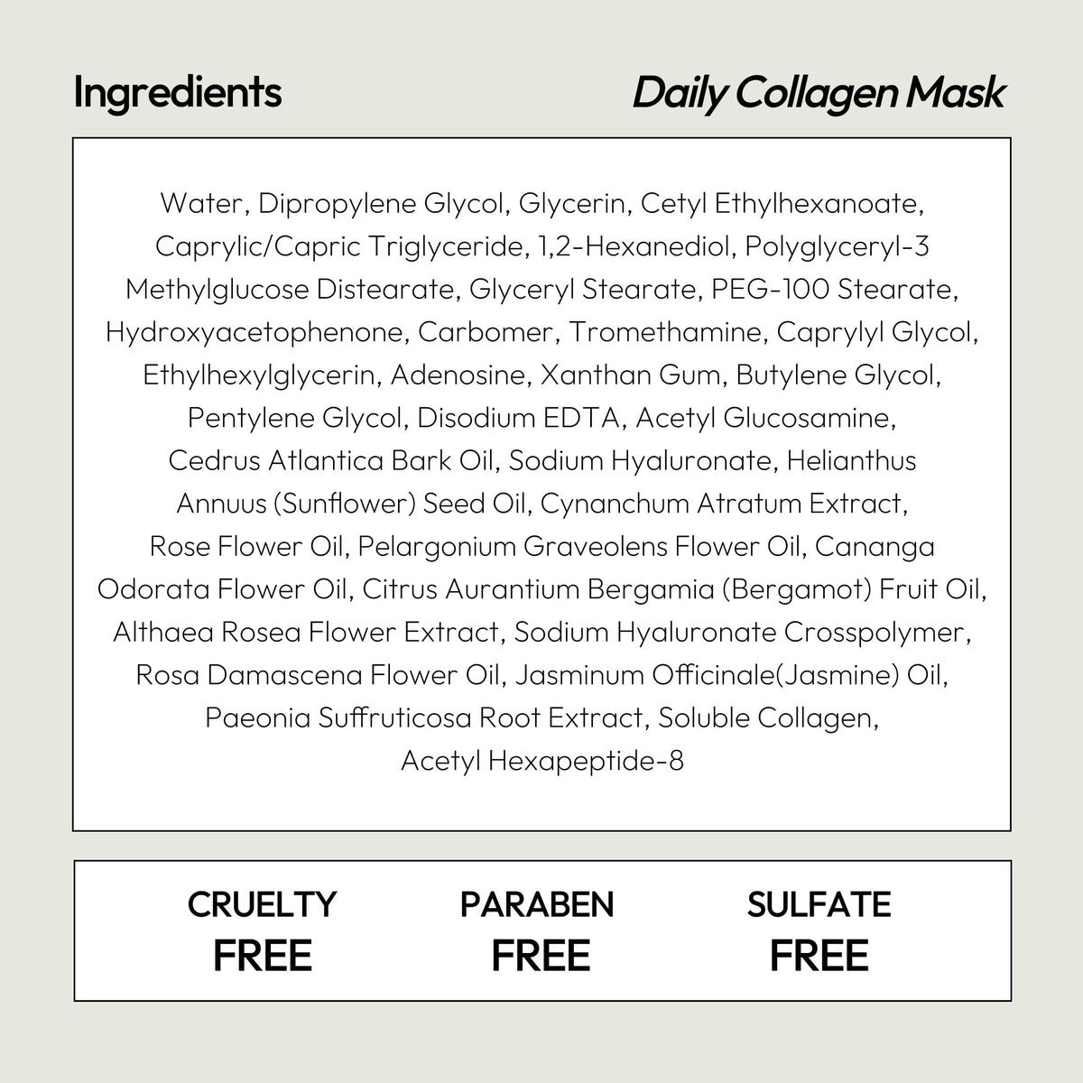 LAPCOS Collagen Sheet Mask in a spa setting
