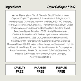 LAPCOS Collagen Sheet Mask in a spa setting