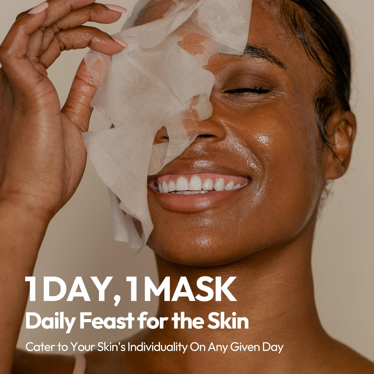 LAPCOS exfoliating face pad included in the mask pack
