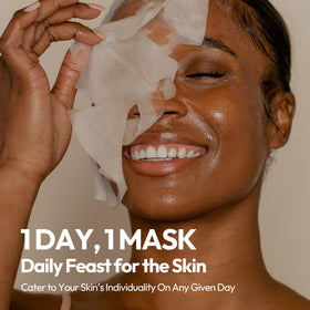 LAPCOS exfoliating face pad included in the mask pack