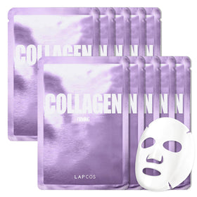 LAPCOS K Beauty Collagen Sheet Mask front view packaging