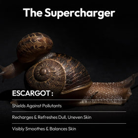 LAPCOS K Beauty Escargot Sheet Mask application on a model's face
