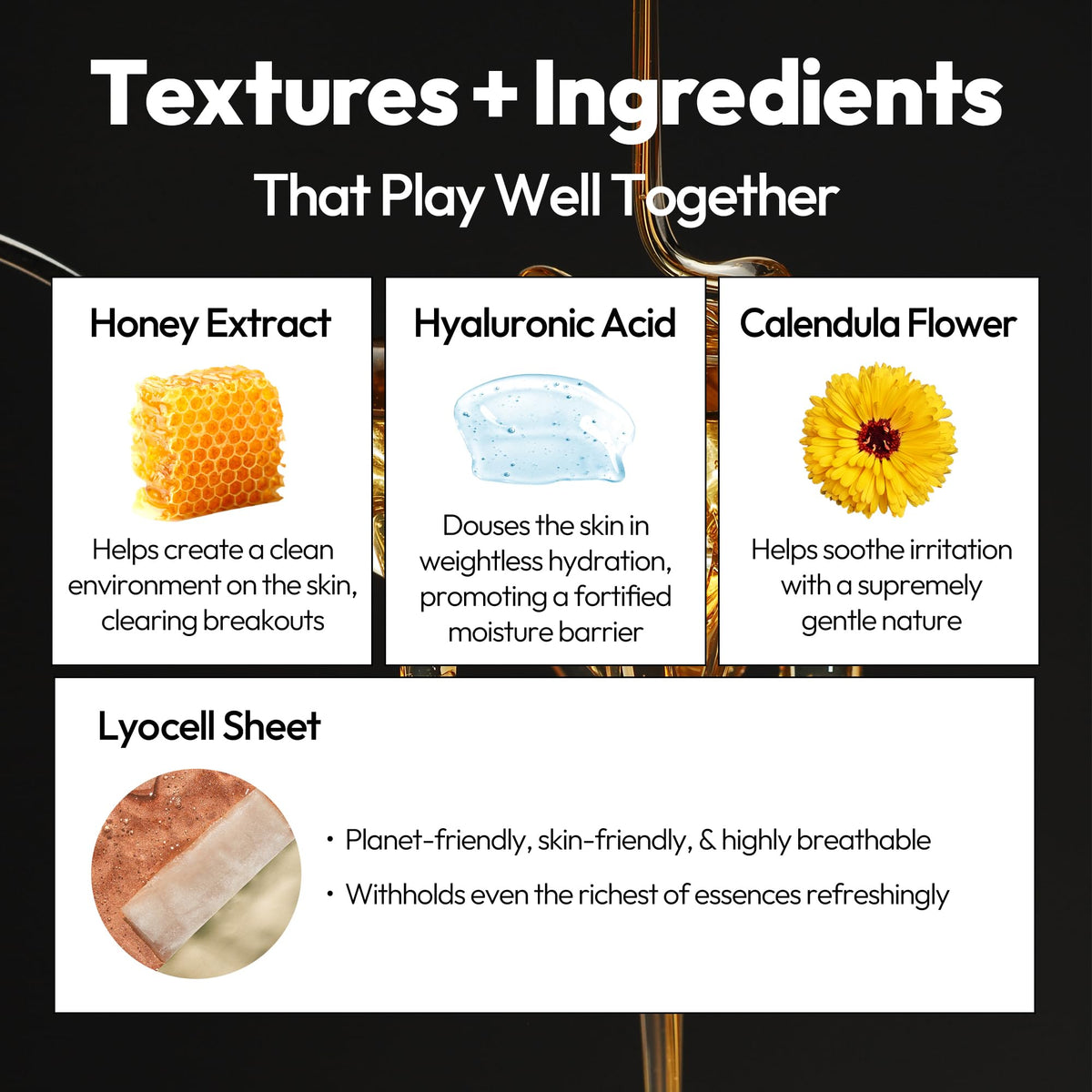 LAPCOS K Beauty Honey Sheet Mask in packaging