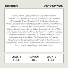 LAPCOS K Beauty Pearl Sheet Mask in a spa setting