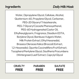LAPCOS Milk Sheet Mask with a fresh skincare routine