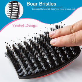 Large curved head of TaiBest hair brush
