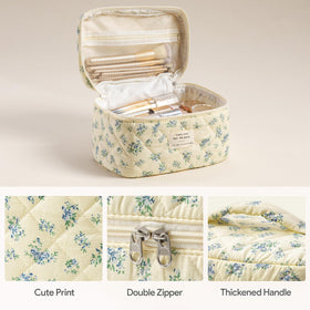 Large HBselect makeup bag in floral pattern