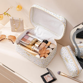 Large HBselect makeup bag showing spacious interior
