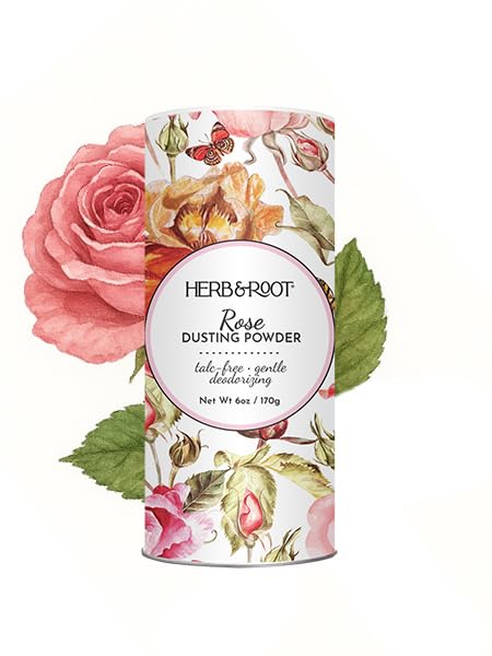Large puff included in Herb & Root Body Powder Gift Set
