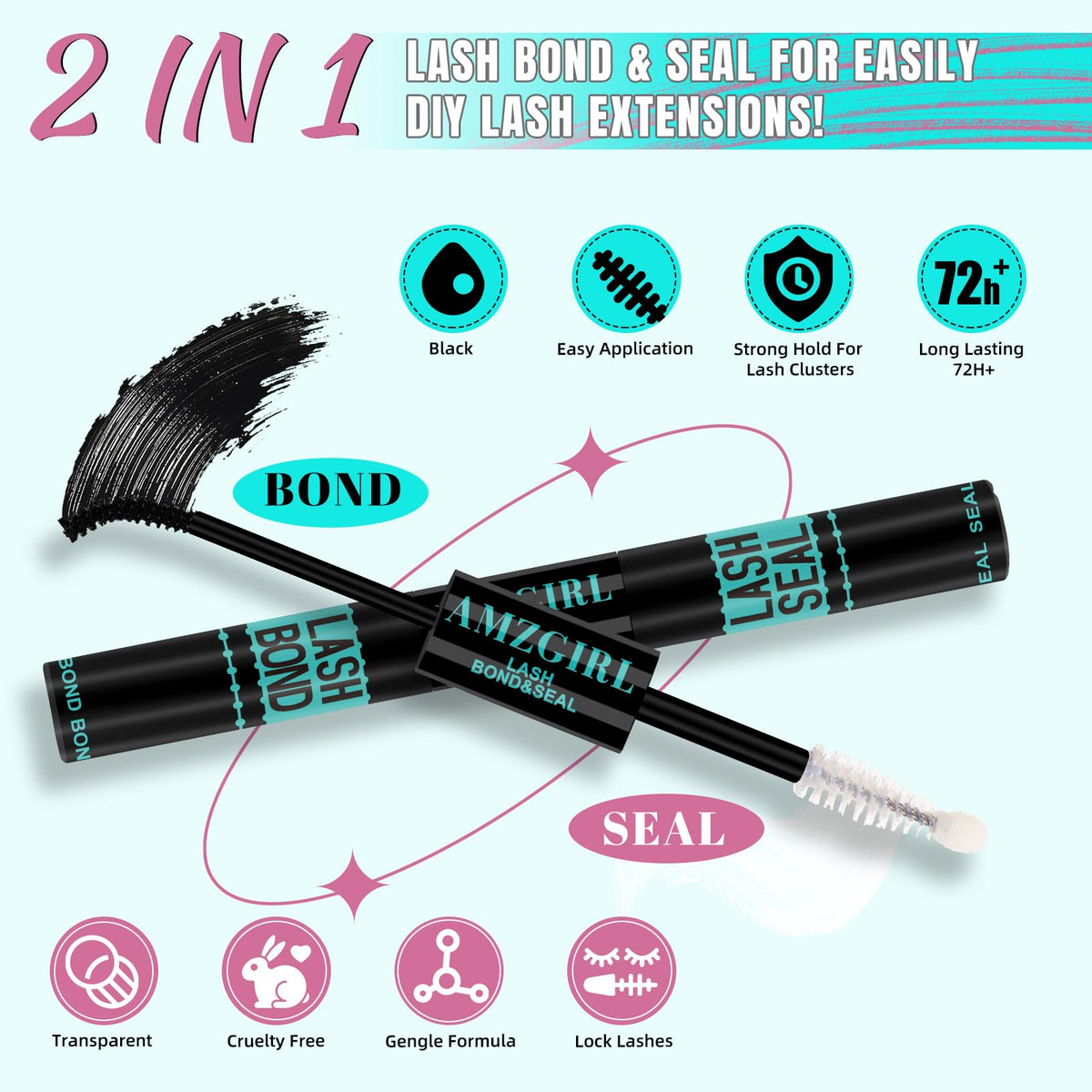 Lash Applicator tool from AMZGIRL LASH Fluffy Lash Clusters Kit