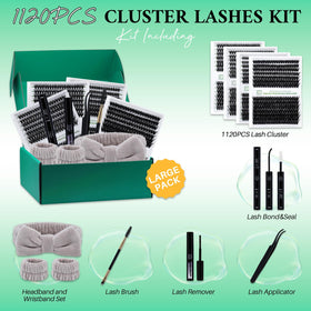 Lash bond and seal included in LASHSUN Lash Clusters Kit