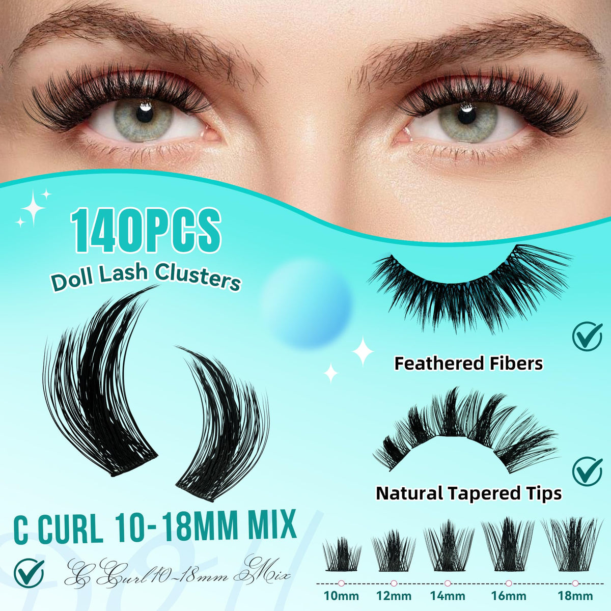 Lash bond and seal included in the kit