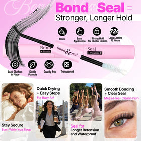 Lash brush included in Yawamica Lash Clusters Kit