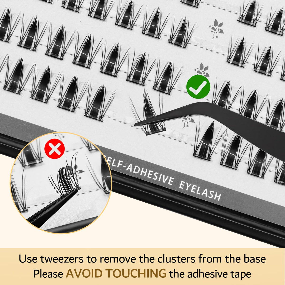 Lash curler from CoFier lash clusters kit