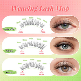 Lash glue and remover oil included in the kit