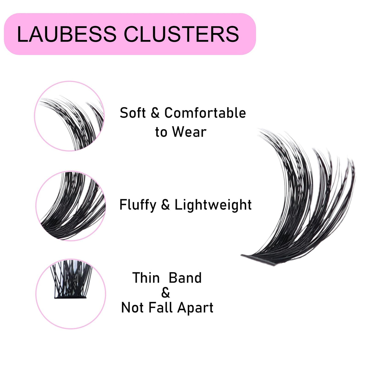 Lash Glue Remover from LAUBESS Lash Clusters Kit