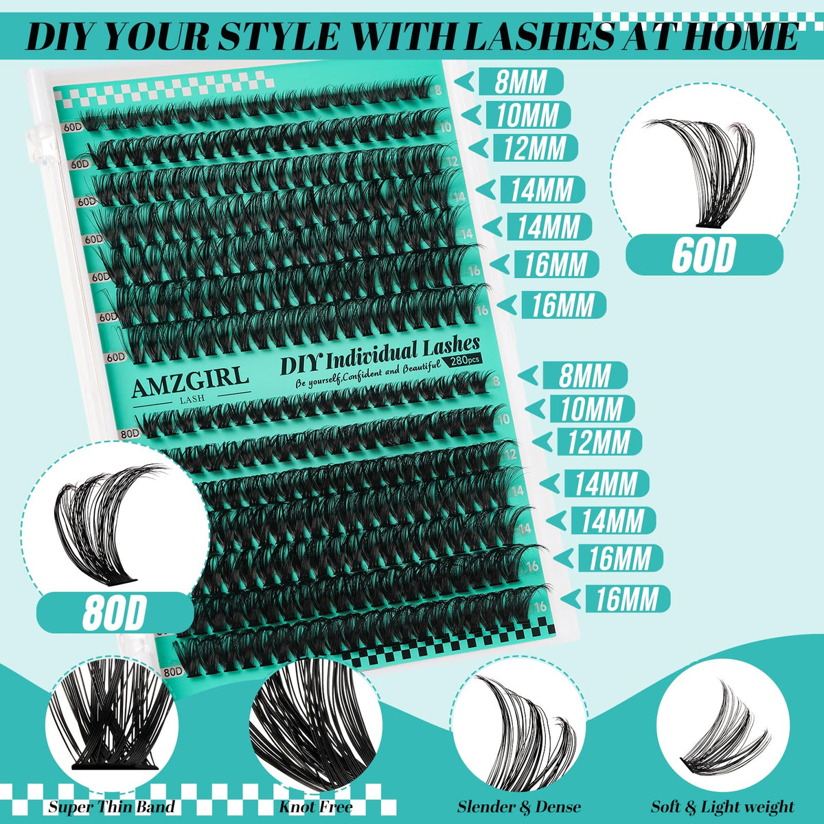 Lash remover and applicator included in the kit