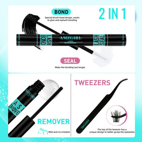 Lash tweezer included for easy application