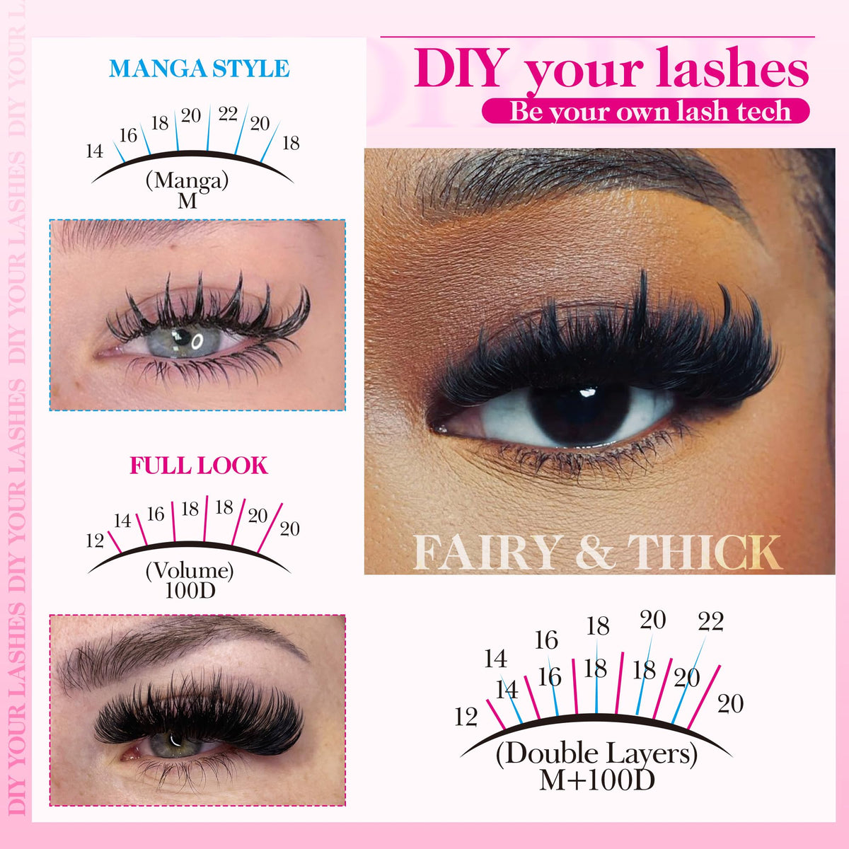 Lash tweezers included in CORUSCATE Lash Clusters Kit