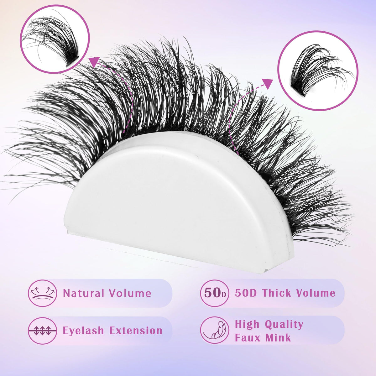 Lash tweezers with comb from Winifred kit
