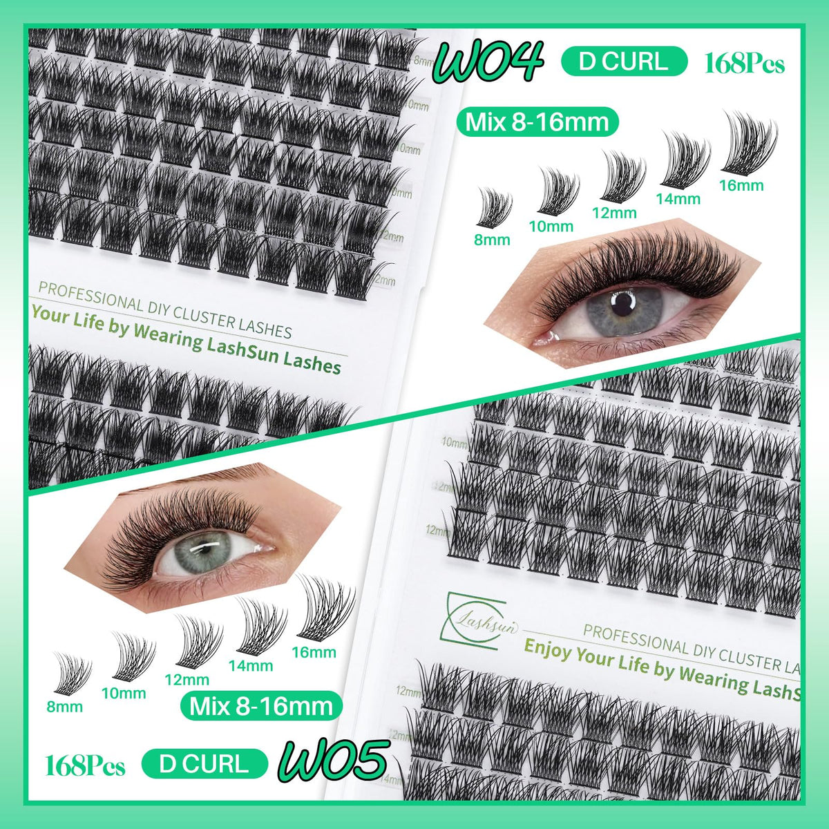 LASHSUN eyelash curler and tweezers included in the kit