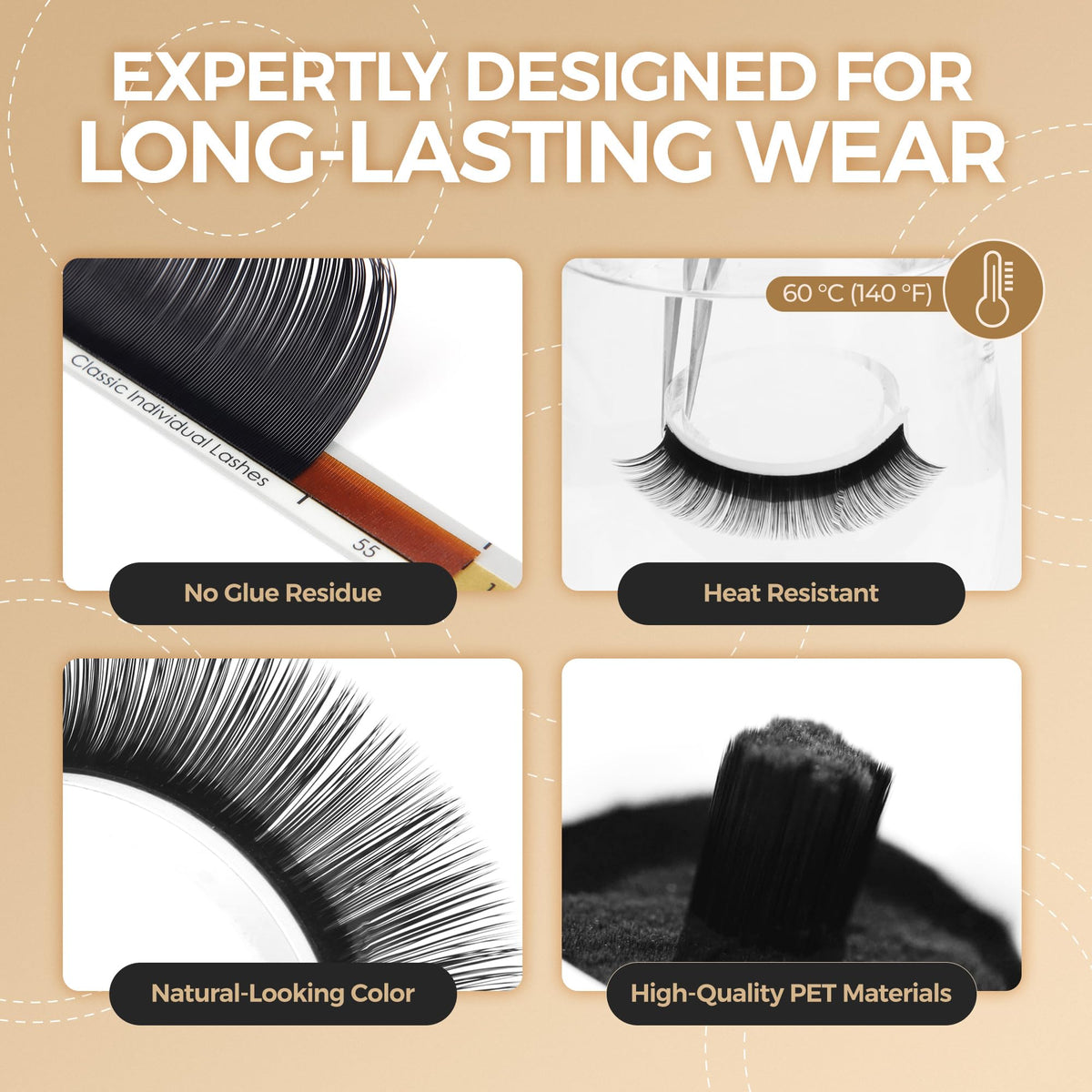 LASHVIEW eyelash extensions packaging
