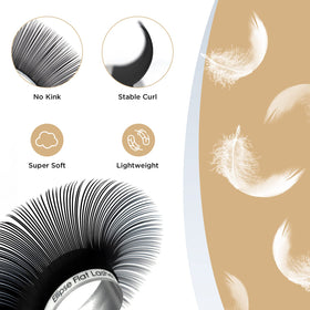 LASHVIEW Eyelash Extensions packaging with details