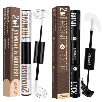 LASHVIEW Lash Bond and Seal Kit front view with packaging