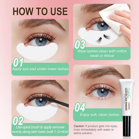 LASHVIEW Lash Cluster Glue & Remover Kit on a vanity