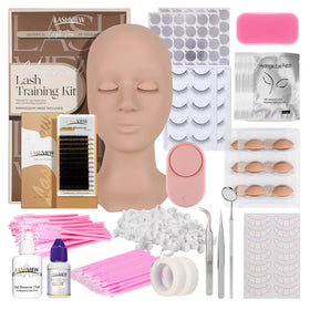 LASHVIEW Lash Kit 338pcs with mannequin head and tools