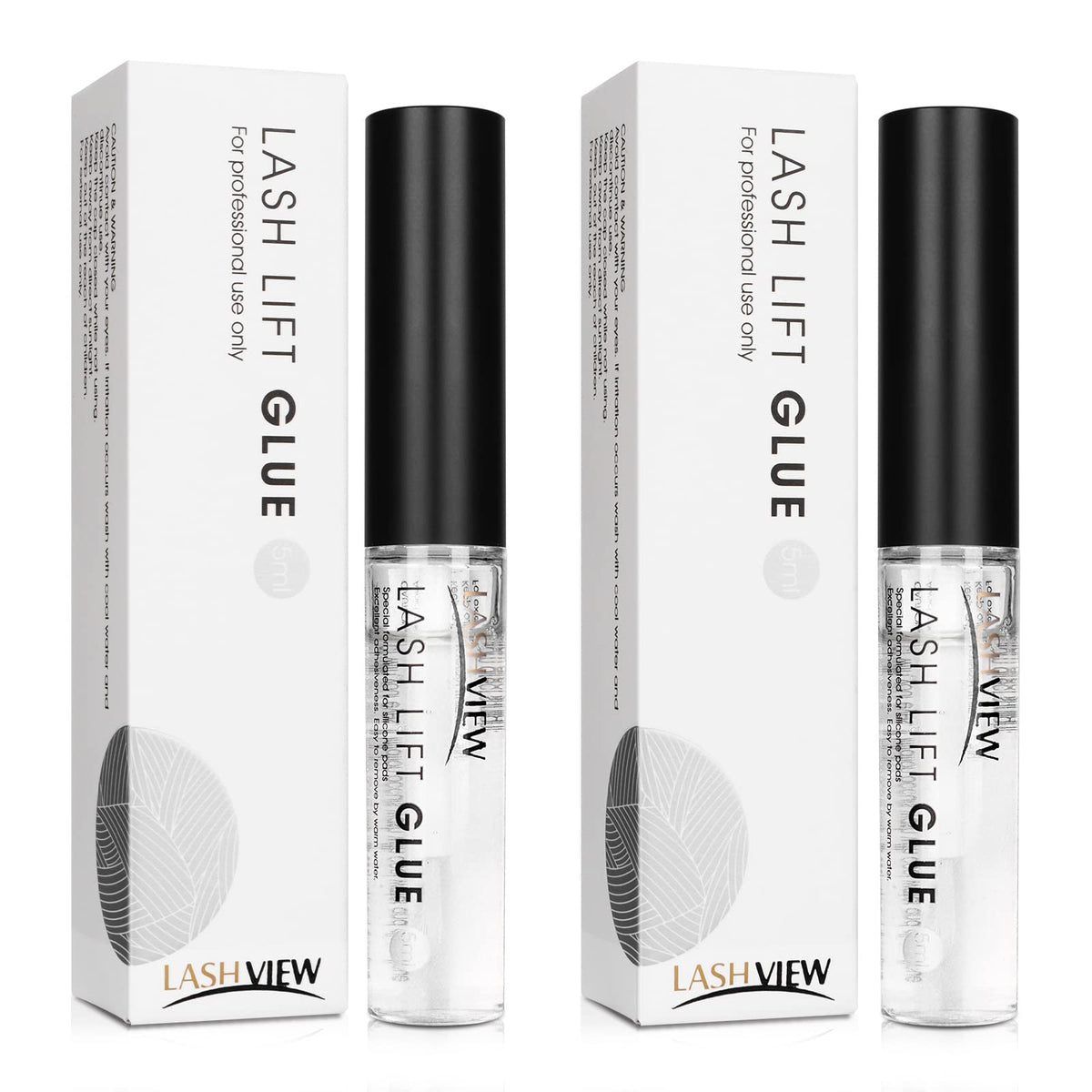 LASHVIEW Lash Lift Glue 2pcs packaging front view