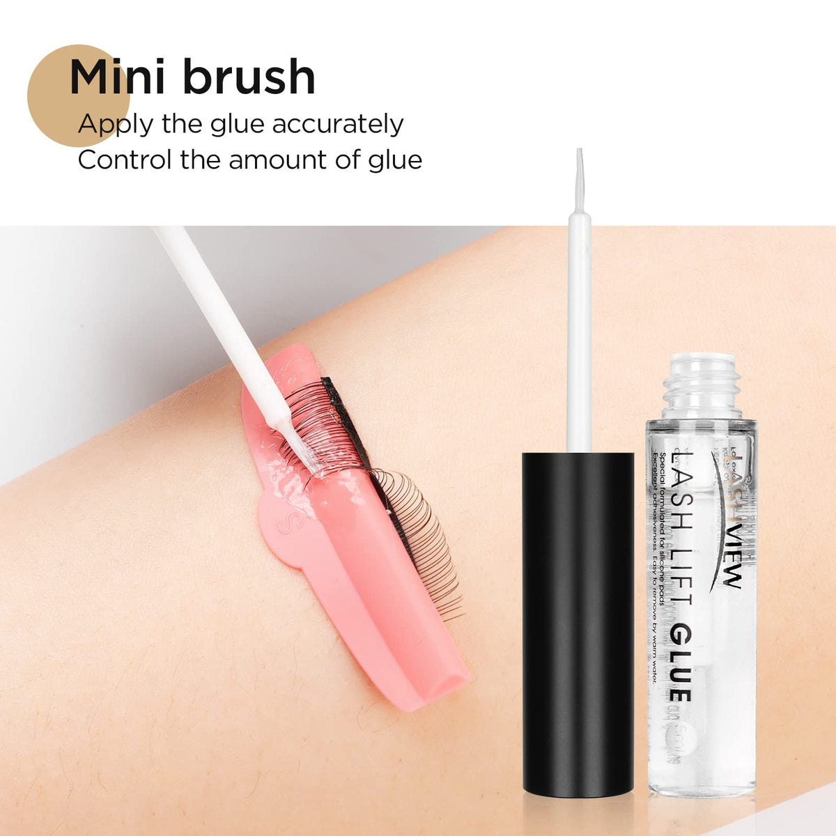 LASHVIEW Lash Lift Glue close-up of applicator