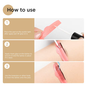LASHVIEW Lash Lift Glue in a makeup bag