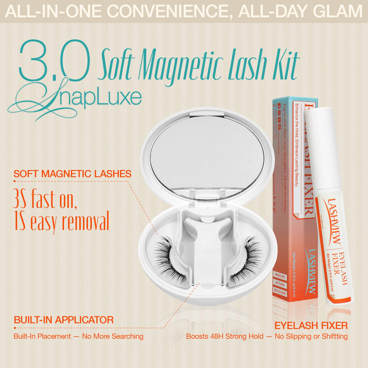 LASHVIEW Magnetic Eyelashes applicator tool
