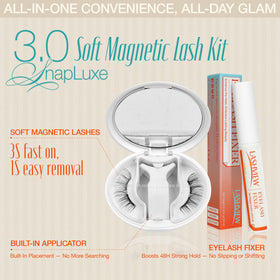 LASHVIEW Magnetic Eyelashes in compact box