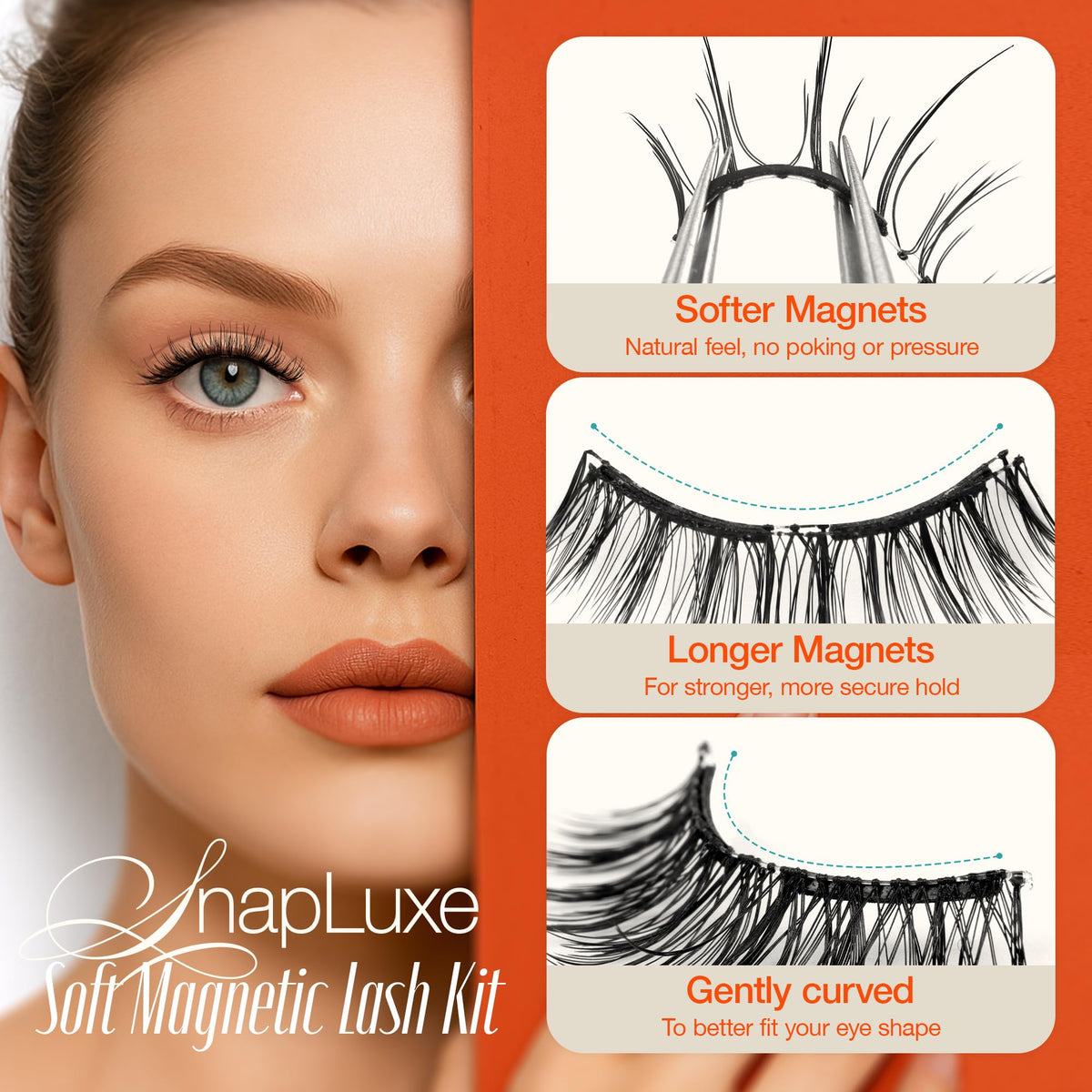 LASHVIEW Magnetic Eyelashes in travel-ready box